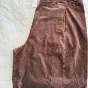 Anthropologie-Pilcro Corduroy Brown Pants XL